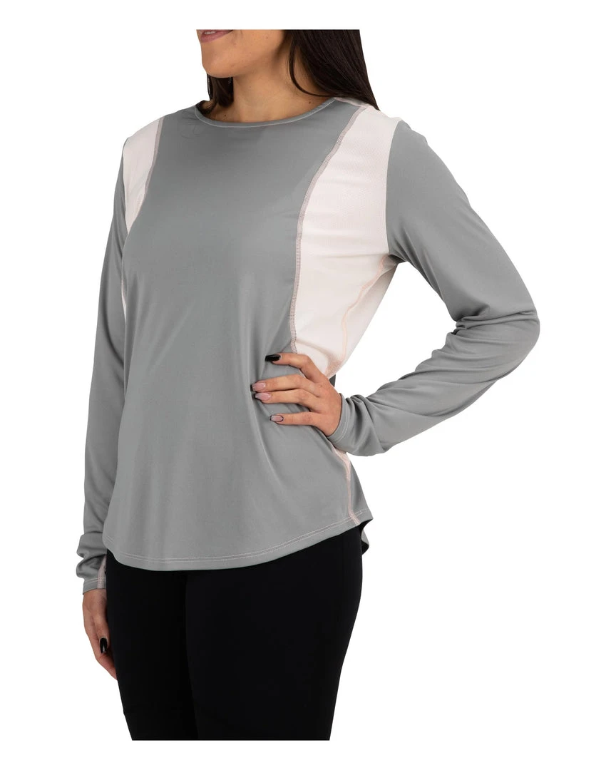 Simms Fishing Products Simms Women's SolarVent Crew 6 Simms Fishing Products Simms Women's SolarVent Crew