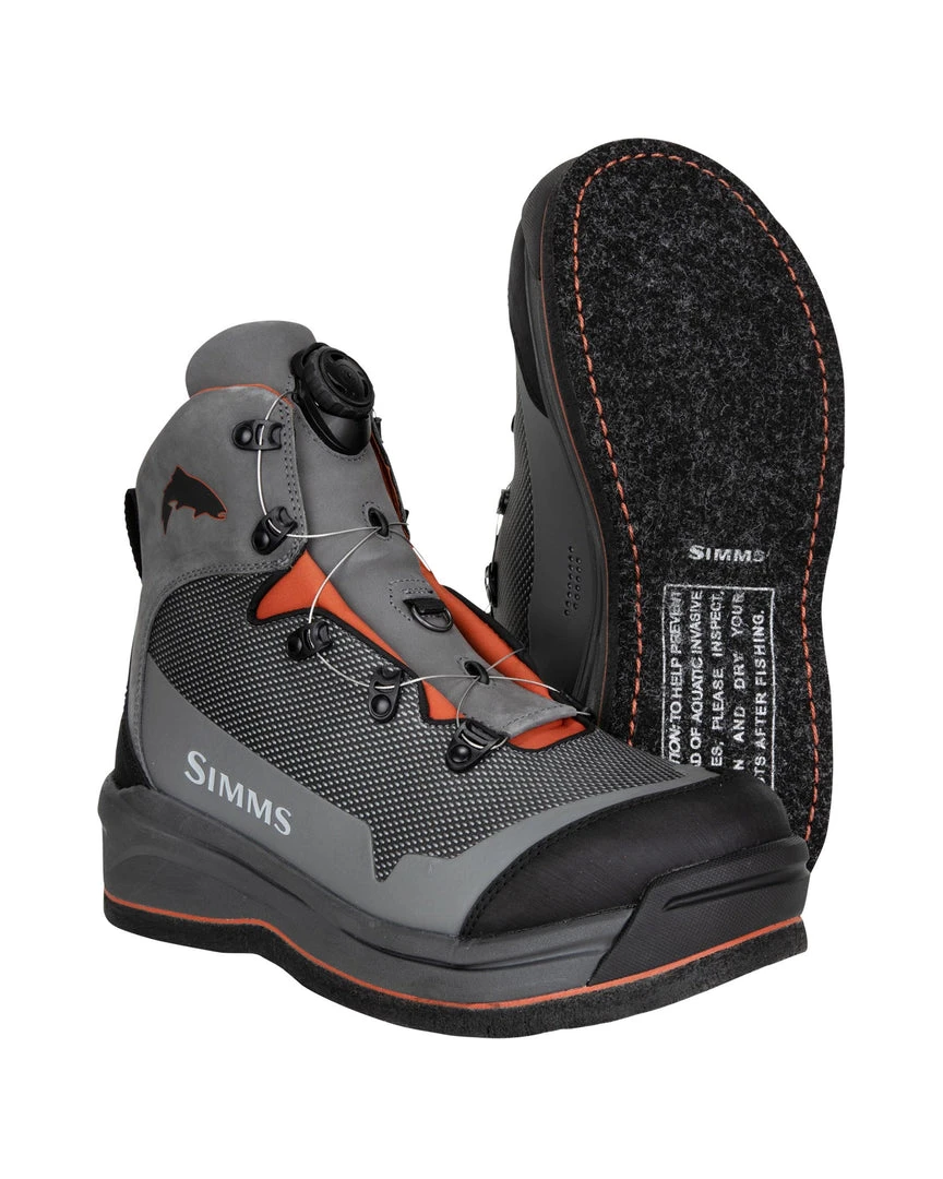 Simms Fishing Products Simms Guide BOA Wading Boot - Felt MEN'S BOOTS 3 Simms Fishing Products Simms Guide BOA Wading Boot - Felt MEN'S BOOTS