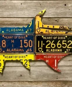 GIFTS FOR AN ANGLER Cody's Fish License Plate Creations - Tarpon