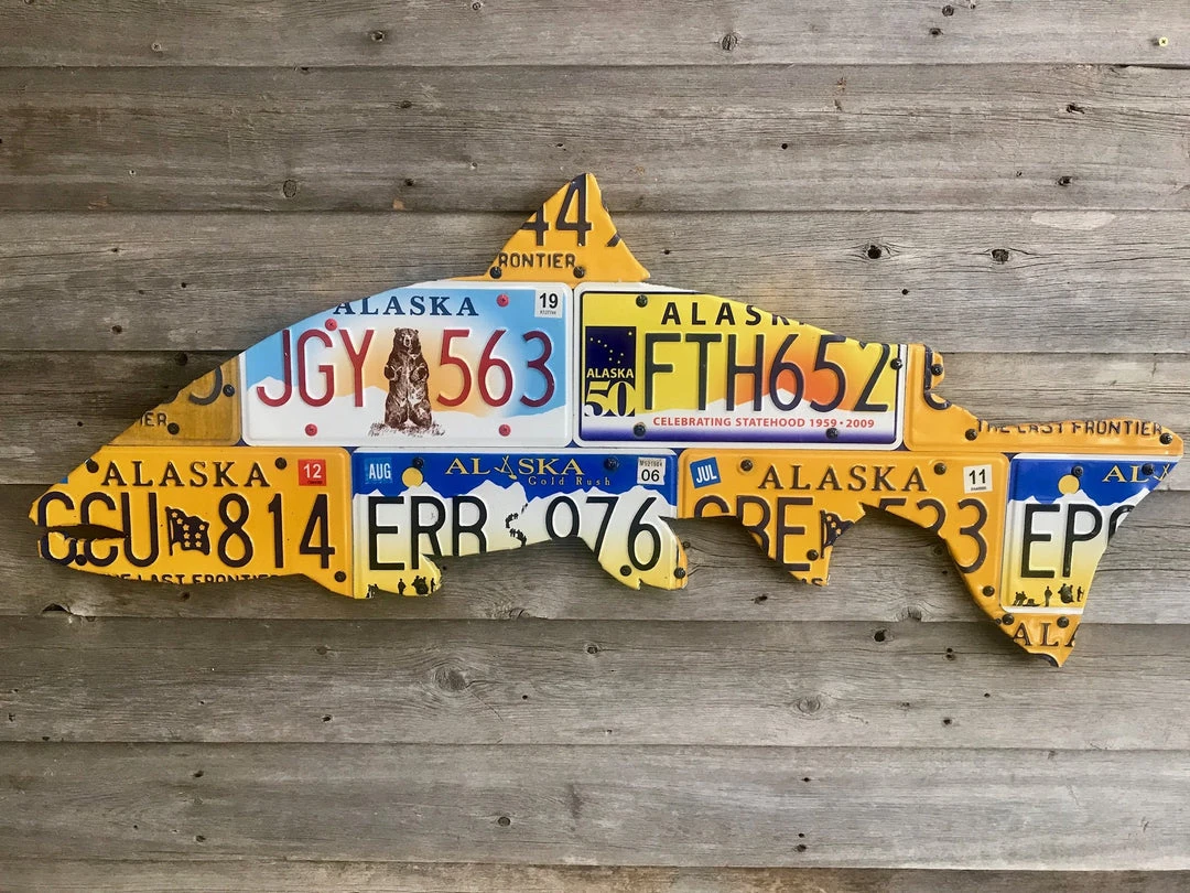 Cody's Fish License Plate Creations - Steelhead 11 Cody's Fish License Plate Creations - Steelhead