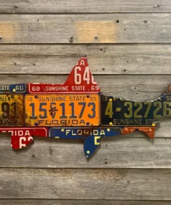 GIFTS FOR AN ANGLER Cody's Fish License Plate Creations - Bonefish