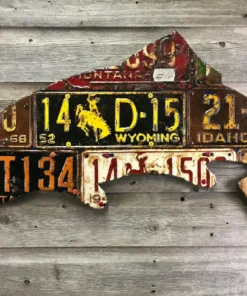 Cody's Fish License Plate Creations - Trout 87 Cody's Fish License Plate Creations - Trout