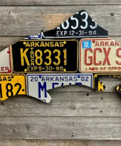 Cody's Fish License Plate Creations - Trout 84 Cody's Fish License Plate Creations - Trout