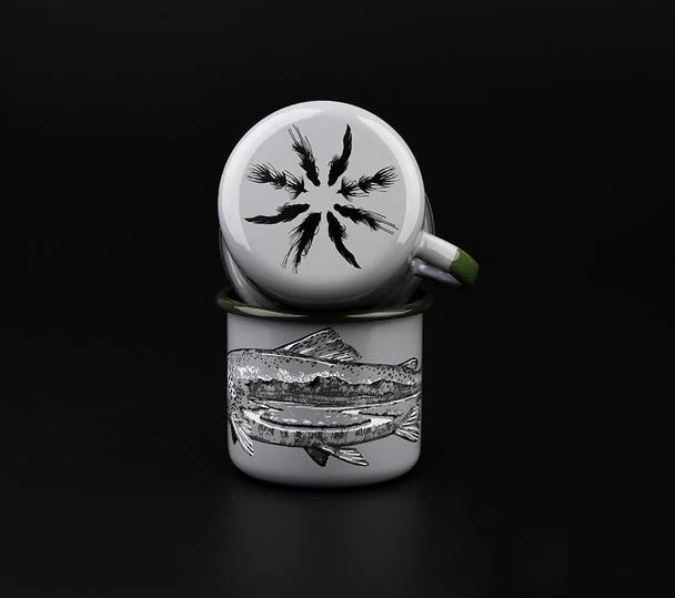 Rep Your Water Enamel Camp Mug COOLERS & HYDRATION 6 Rep Your Water Enamel Camp Mug COOLERS & HYDRATION