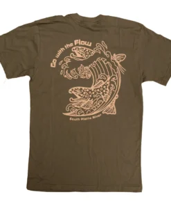 Trouts Fly Fishing Bajio X Trouts "Go With The Flow" T-Shirt MEN'S