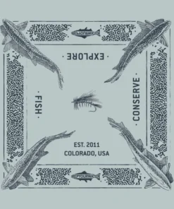 ACCESSORIES Rep Your Water Fishy Bandana