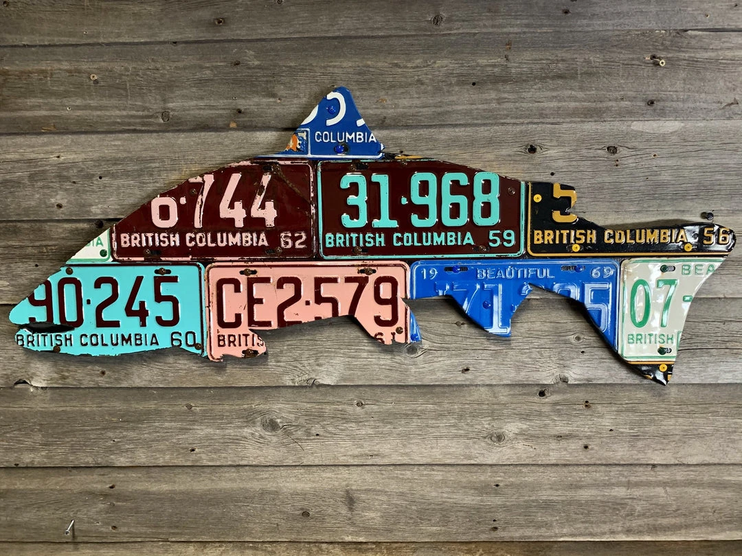 Cody's Fish License Plate Creations - Steelhead 10 Cody's Fish License Plate Creations - Steelhead