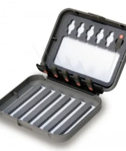 C&F Design Small 6-Row Fly Box With Midge Threaders FLY BOXES