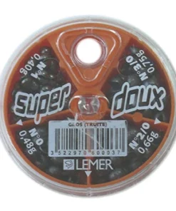 Lemer Super Doux Lead Split Shot 4 Compartment Orange - Large