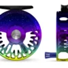 Abel Reels Abel VAYA Fly Reel - Custom 7/8 Northern Lights Fade FRESHWATER FLY REELS