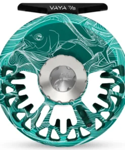 Abel Reels Abel VAYA Fly Reel - Custom 7/8 Larko Permit - Teal/Platinum FRESHWATER FLY REELS