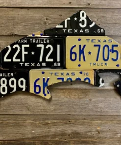 Cody's Fish License Plate Creations - Trout 54 Cody's Fish License Plate Creations - Trout