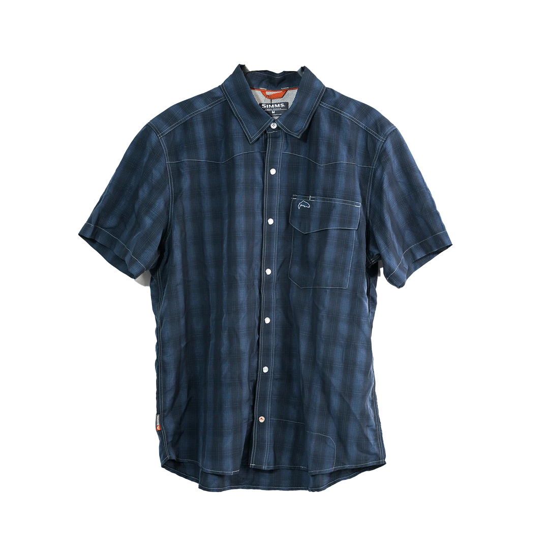Simms Fishing Products MEN'S Trouts X Simms Big Sky SS Shirt - Admiral Blue 4 Simms Fishing Products MEN'S Trouts X Simms Big Sky SS Shirt - Admiral Blue