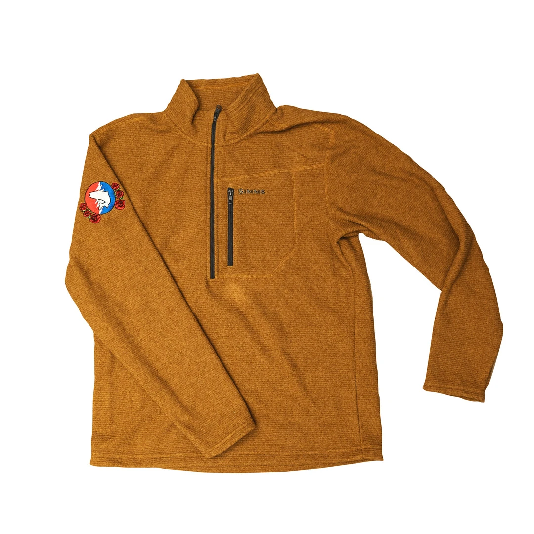 Simms Fishing Products Trouts X Simms Rivershed Quarter Zip MEN'S 3 Simms Fishing Products Trouts X Simms Rivershed Quarter Zip MEN'S