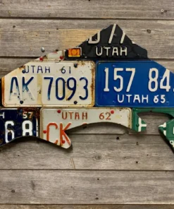 Cody's Fish License Plate Creations - Trout 52 Cody's Fish License Plate Creations - Trout