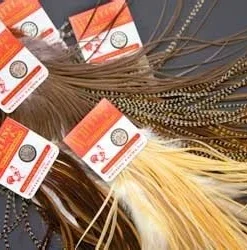 Whiting Silver 1/2 Saddle FLY TYING