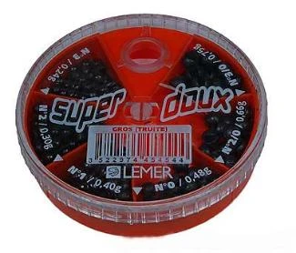 Lemer Super Doux Lead Split Shot 6 Compartment Orange - Large WEIGHT 3 Lemer Super Doux Lead Split Shot 6 Compartment Orange - Large WEIGHT