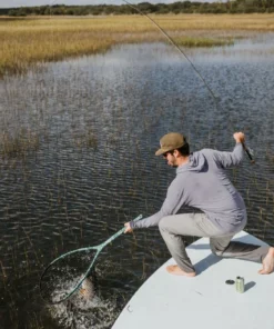 NETS Fishpond Nomad Mid-Length Boat Net - Salty Camo