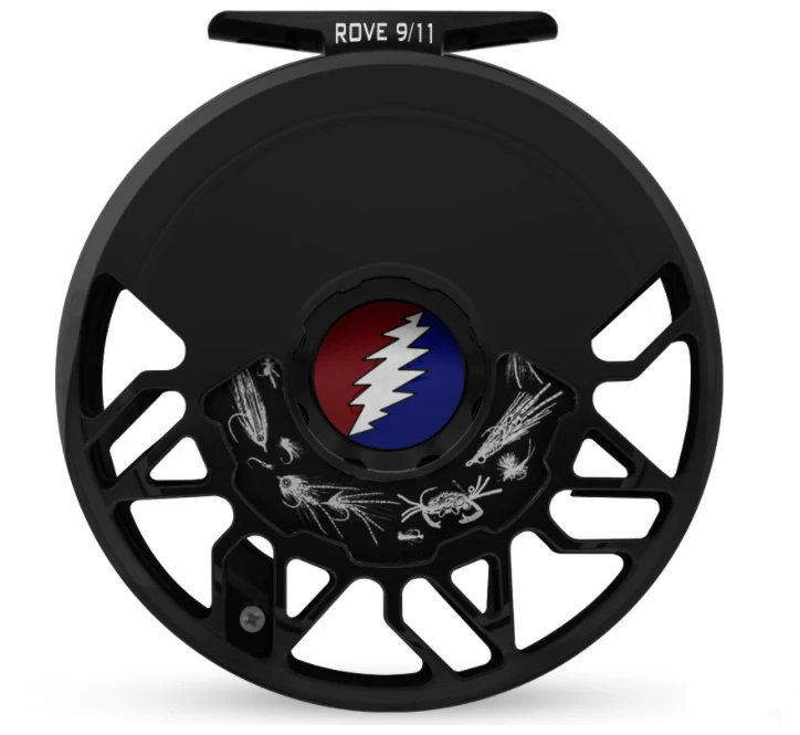 Abel Reels FRESHWATER FLY REELS Abel Rove Fly Reel - Custom 9/11 Grateful Dead Bolt 3 Abel Reels FRESHWATER FLY REELS Abel Rove Fly Reel - Custom 9/11 Grateful Dead Bolt
