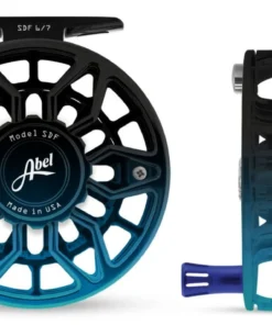 Abel Reels Abel SDF Fly Reel - Custom 6/7 Satin Black/Blue Fade