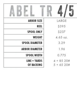 Abel Reels Abel TR Fly Reel 7 Abel Reels Abel TR Fly Reel